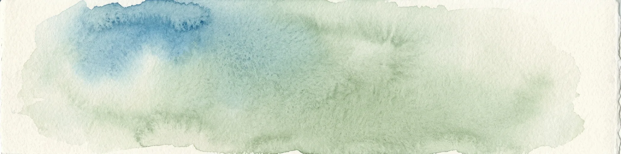 Watercolor wash in sage and blue — Explore My Thoughts